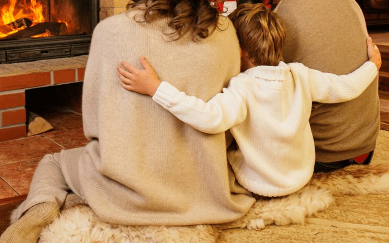 family hug