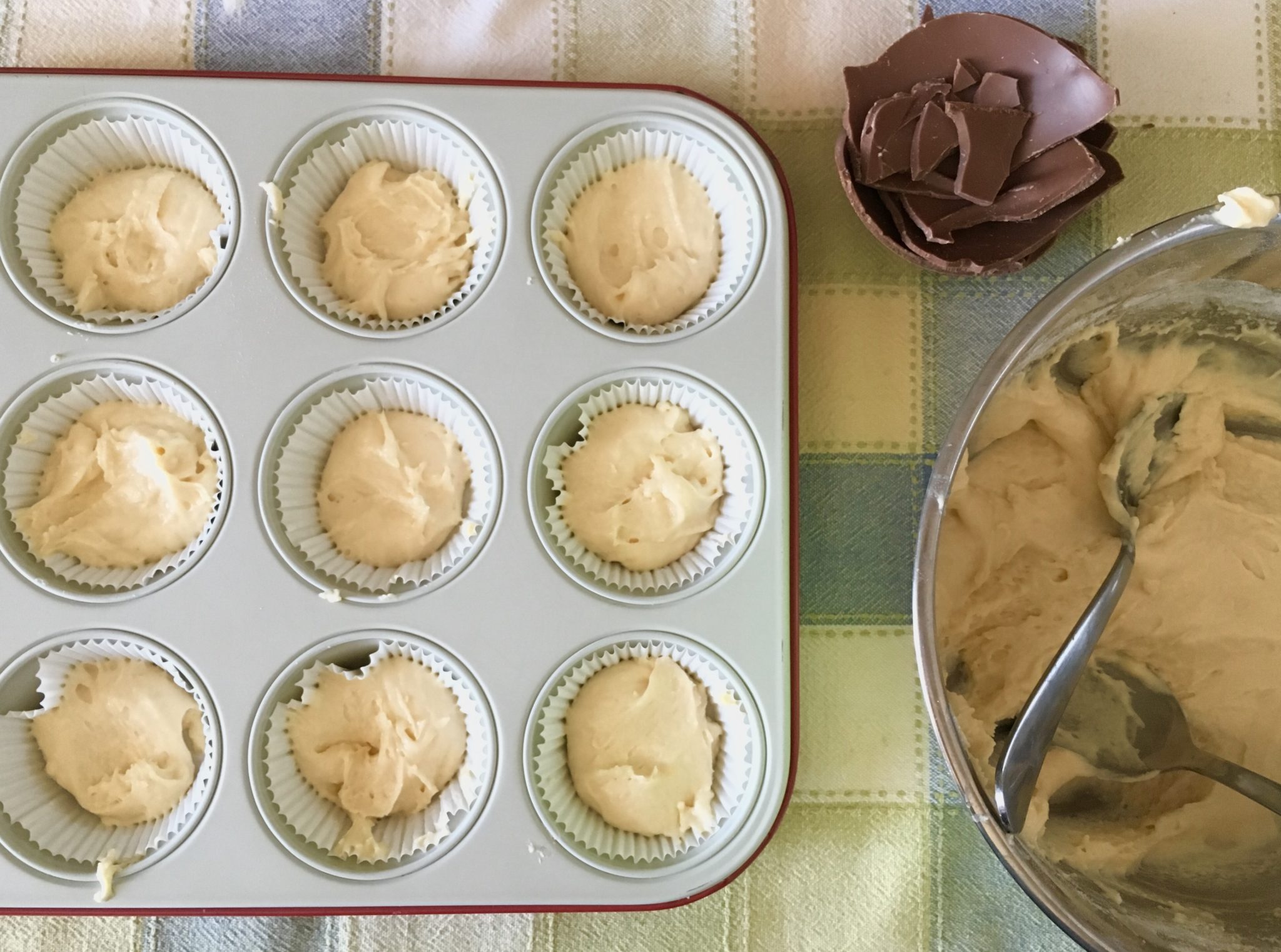 muffin morbidi alla panna