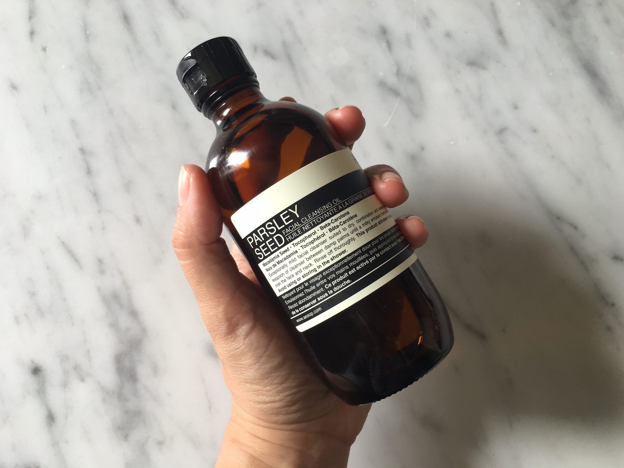 olio prezzemolo aesop spadelliamo