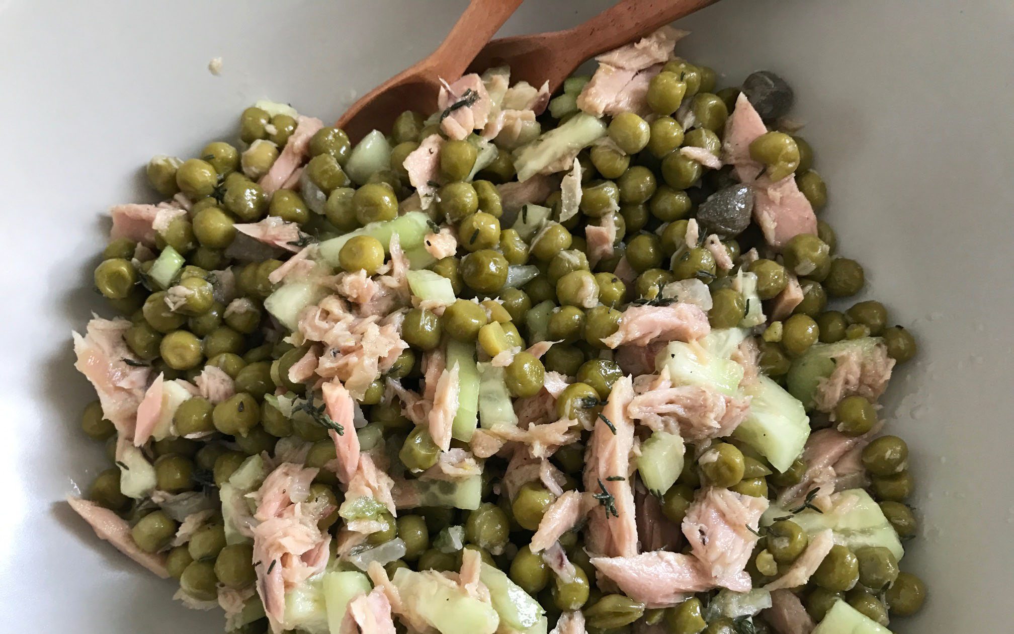 insalata tonno e piselli